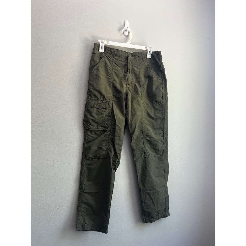Patagonia Womens Olive Green Straight Leg Utility Hiking Cargo Pants XXL